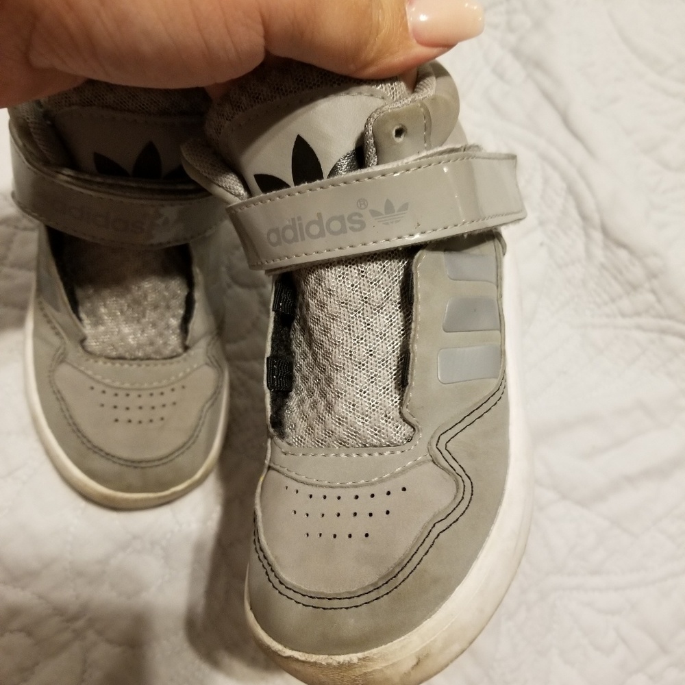 Adidas high top shoes!